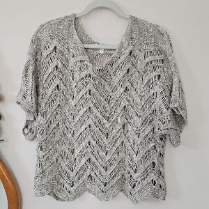 Eileen Fisher Gray Knit Top